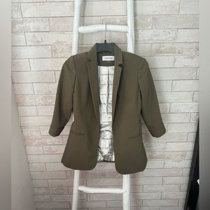 Calvin Klein Jacket Olive Green Size 2